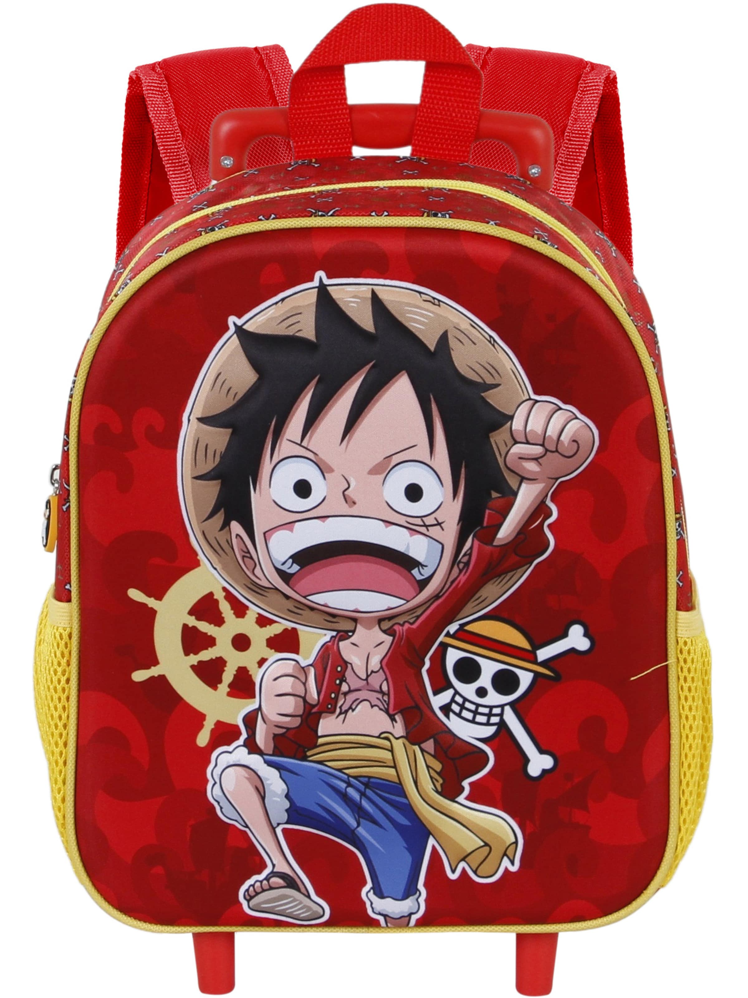 One Piece Backpack 'Luffy' in Red: front