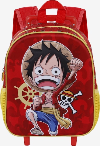 One Piece Backpack 'Luffy' in Red: front