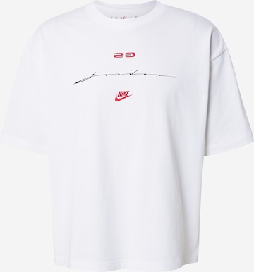 Jordan T-Shirt in Weiß: Vorderseite
