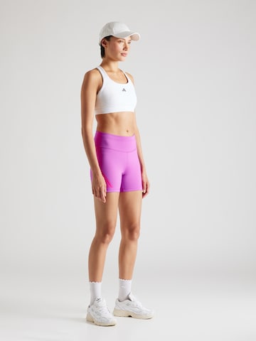 ADIDAS BY STELLA MCCARTNEY Skinny Workout Pants 'Truepace ' in Purple