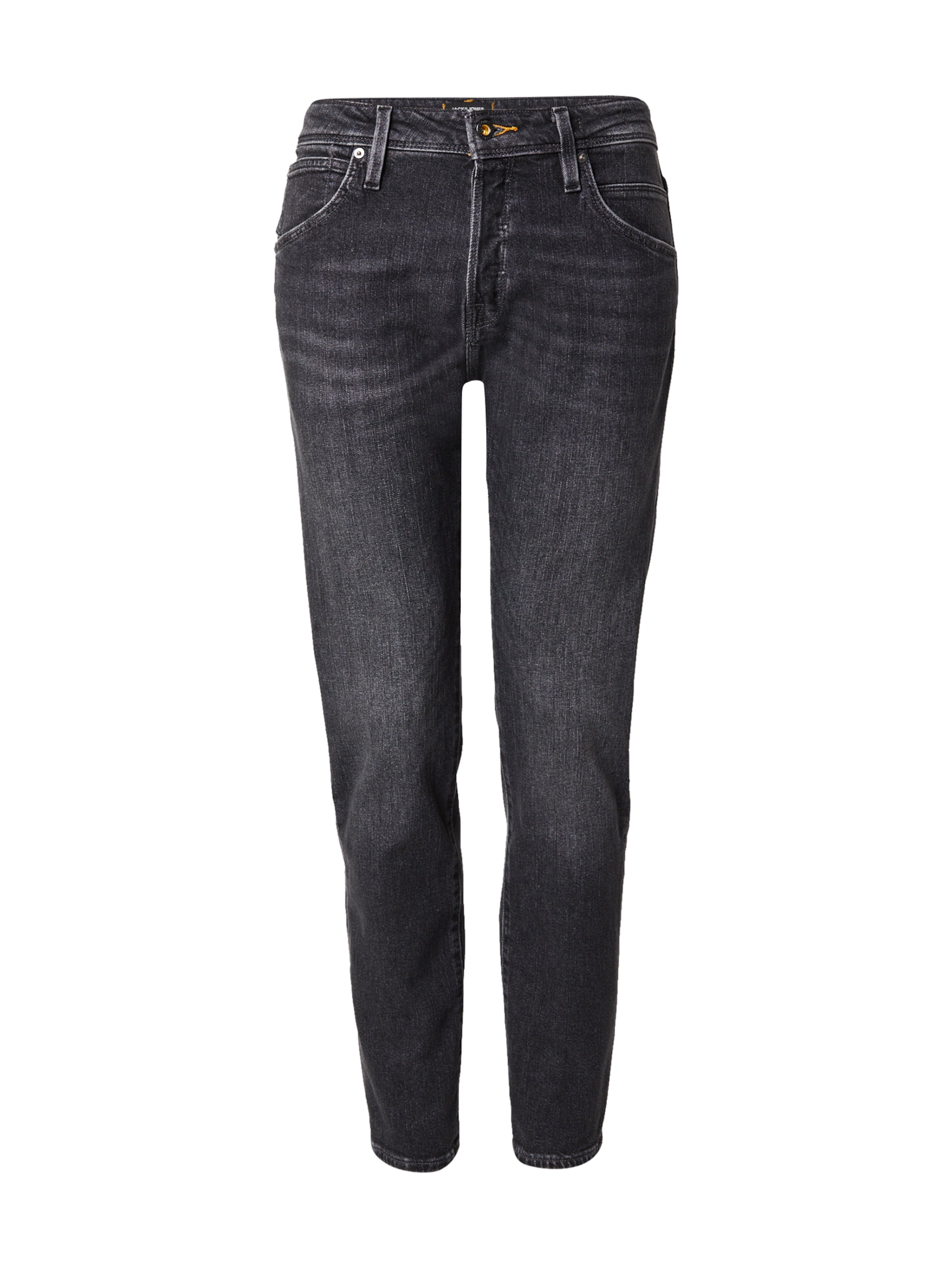 Tapered Jeans 'JJIMIKE JJFOX' de la JACK & JONES pe gri: față
