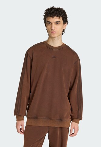 Sweat-shirt ADIDAS ORIGINALS en marron : devant