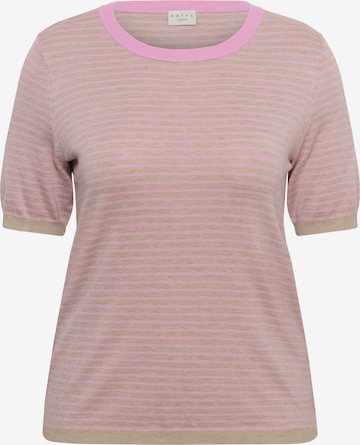 KAFFE CURVE Sweater 'Lizzy' in Beige: front