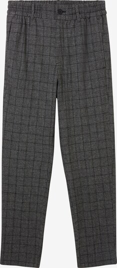 Pantaloni con piega frontale TOM TAILOR DENIM di colore grigio scuro / nero, Visualizzazione prodotti