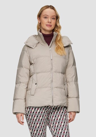 s.Oliver BLACK LABEL Winterjas in Beige: voorkant