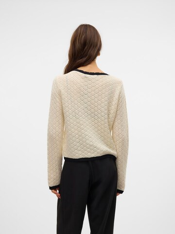 VERO MODA Knit Cardigan 'VMJACKIE' in Beige