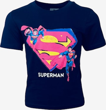 Superman Shirt 'Superman T-Shirt' in Blue: front