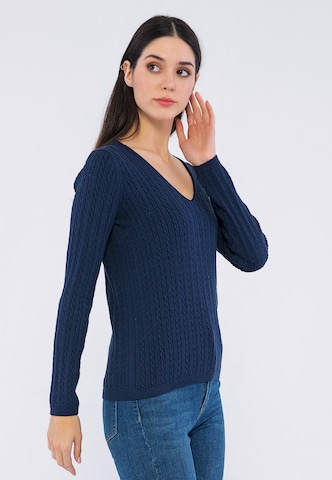 Pull-over 'Manon' Giorgio di Mare en bleu