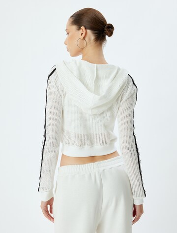 Koton Knit cardigan in White