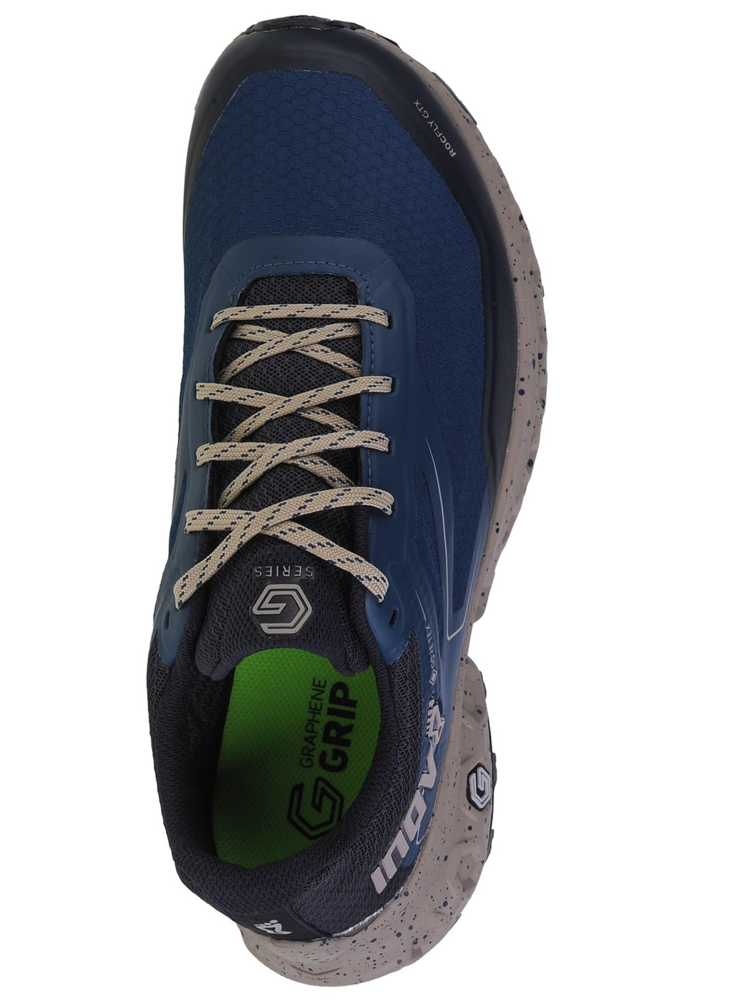 Inov-8 Loopschoen 'RocFly G 350 GTX' in Blauw