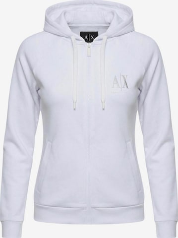 ARMANI EXCHANGE Sweatvest 'XW002814 AF13397' in Wit: voorkant