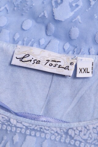 Lisa Tossa Batwing-Shirt XXL in Blau