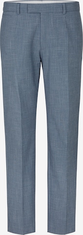 STRELLSON Slim fit Pleated Pants 'Kynd' in Blue: front