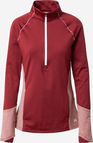 Sweat de sport UNDER ARMOUR en rouge : devant