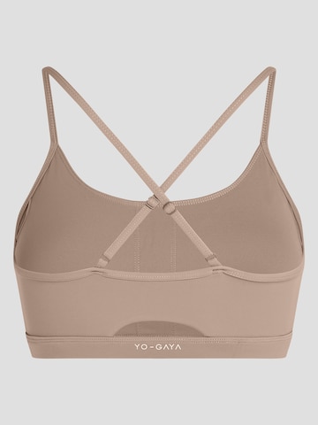 Bustier Soutien-gorge de sport 'Ultra Bra' YO-GAYA en beige