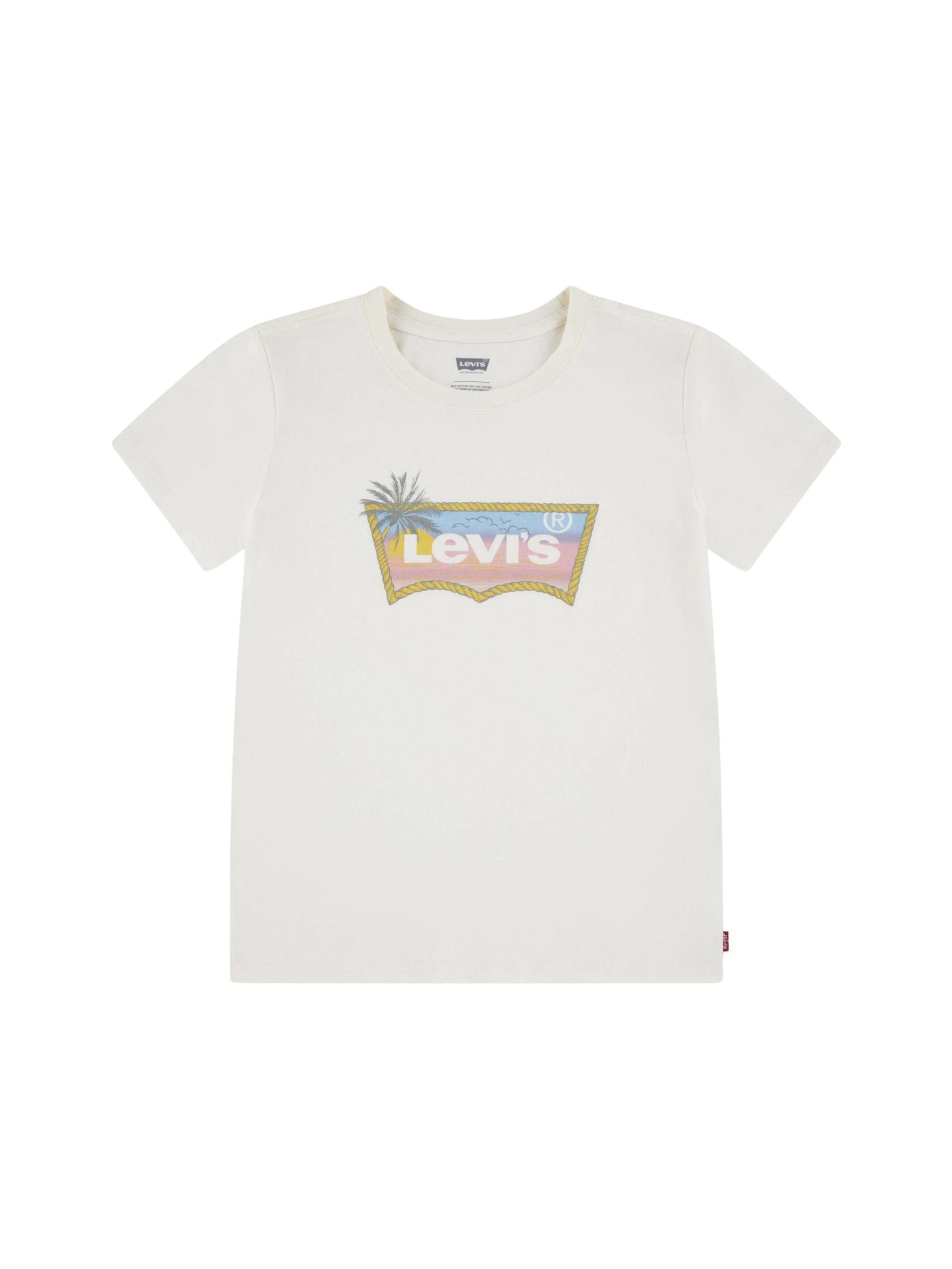 Levi's Kids Shirt in Wit: voorkant