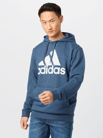 ADIDAS SPORTSWEAR - Sweatshirt de desporto ' 'Essential' em azul: frente