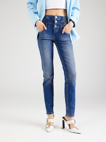 Liu Jo Slimfit Jeans 'PARFAIT RAMPY' in Blauw: voorkant