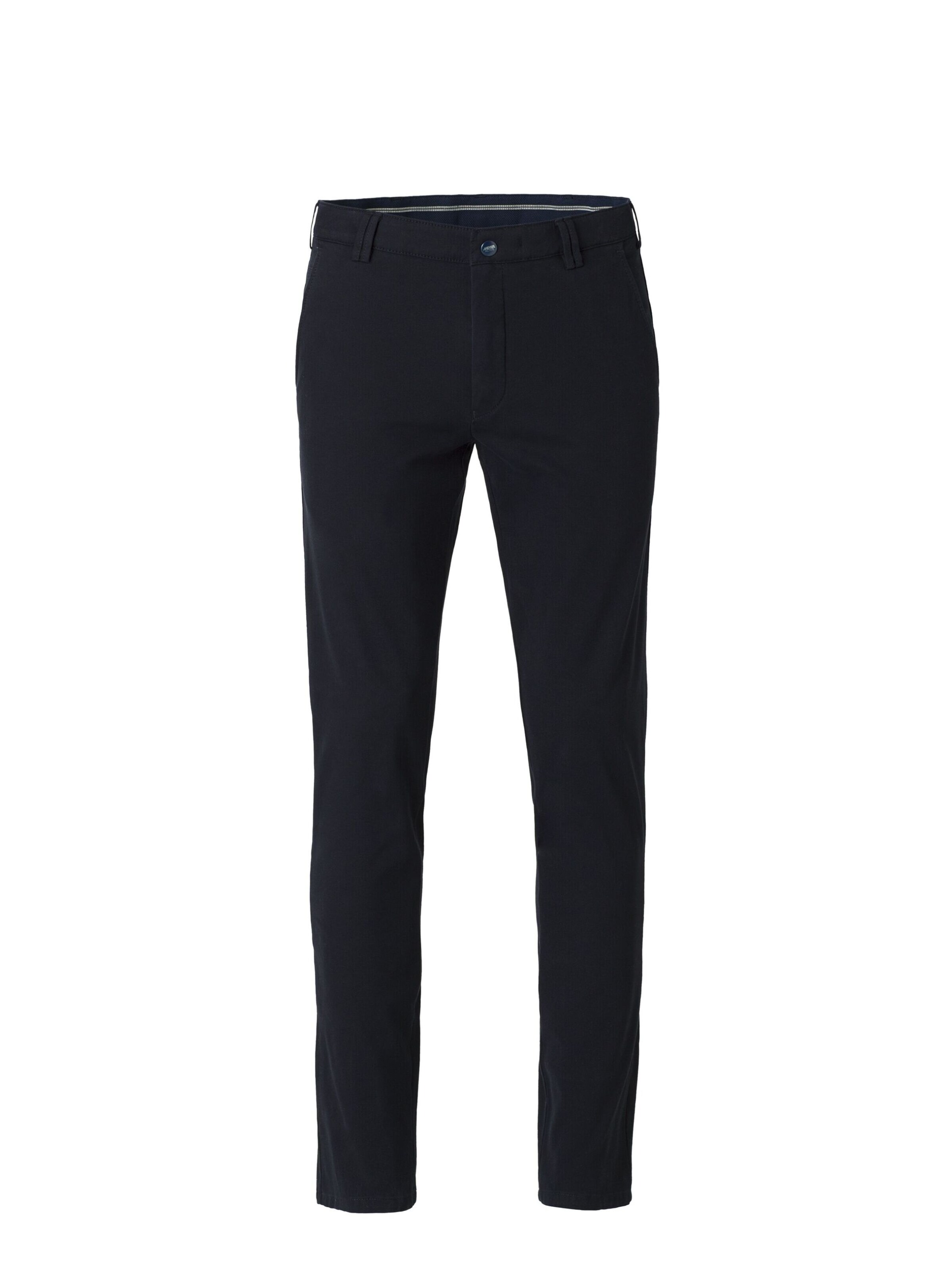 Regular Pantalon chino 'Bonn' MEYER en noir : devant