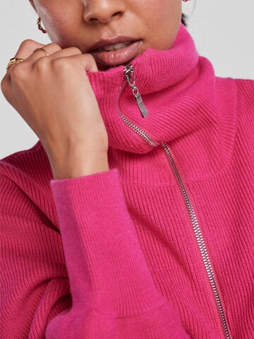 Y.A.S Sweter 'Dalma' w kolorze różowy