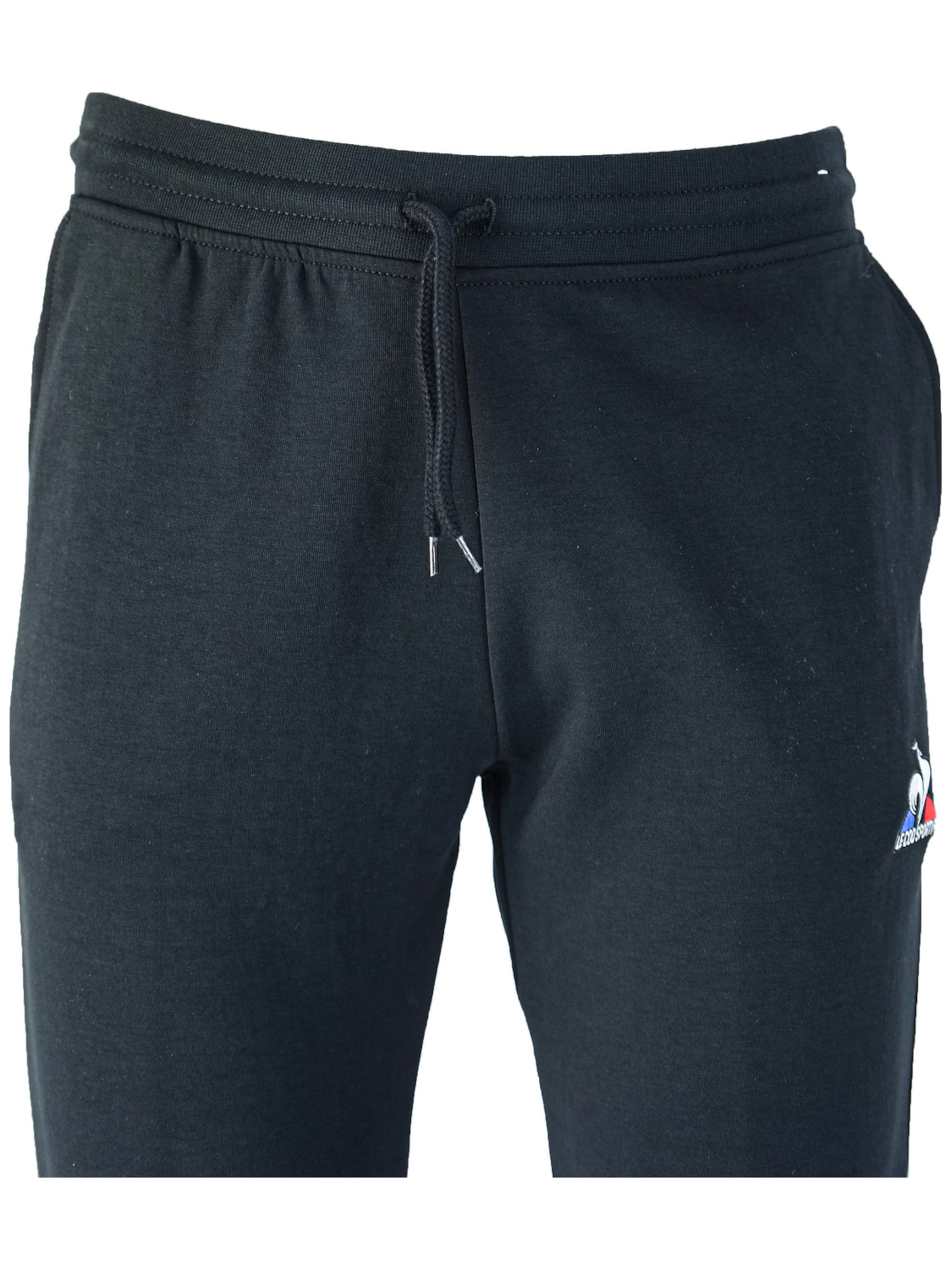 Regular Pantalon de sport LE COQ SPORTIF en noir