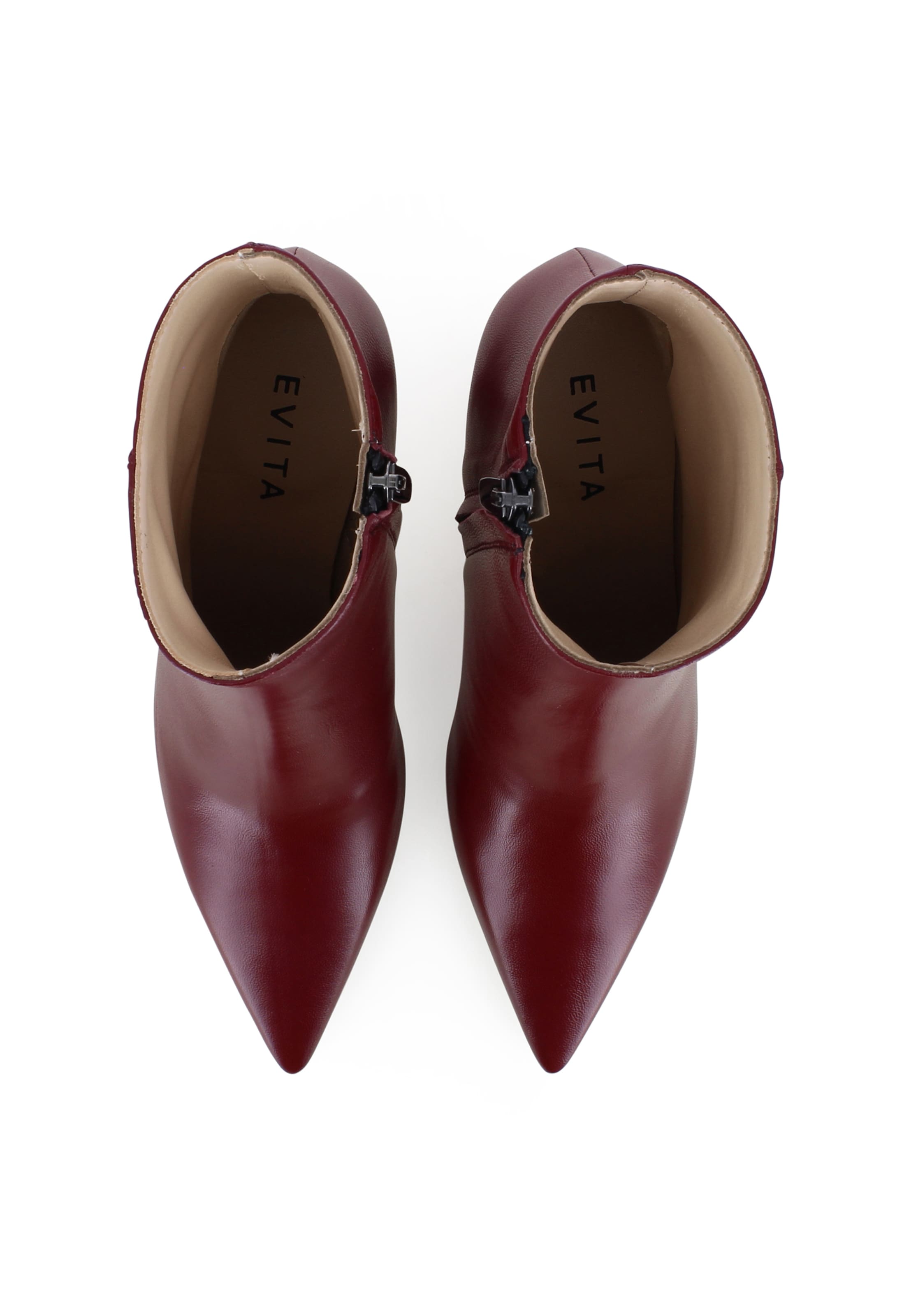 EVITA Enkellaarsjes 'CARMELA' in Rood