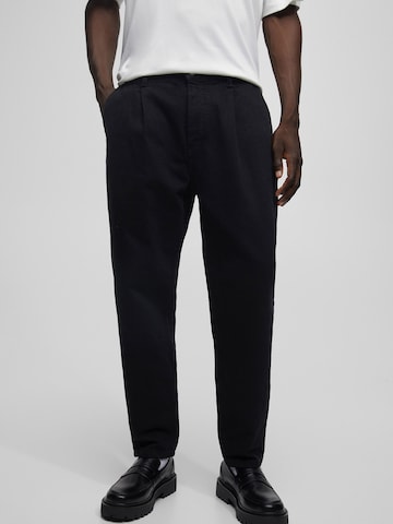 Pull&Bear Normalny krój Spodnie w kolorze czarny