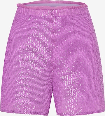 Regular Pantalon Ana Alcazar en violet : devant