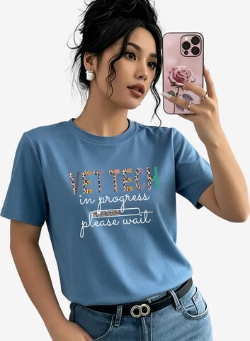 GORHEY Shirt in Blauw: voorkant