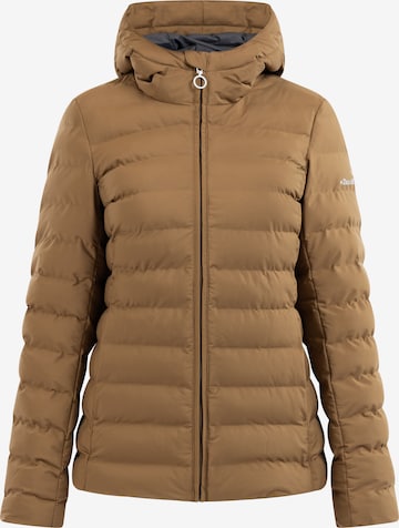 DreiMaster Maritim Winter Jacket in Brown: front