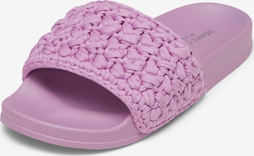 Marc O'Polo Mules in Purple: front