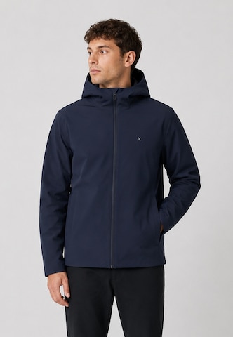 Clean Cut Copenhagen Between-season jacket 'Noah' in Blue: front