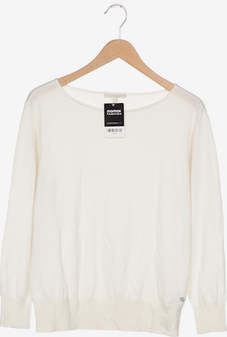 TOM TAILOR DENIM Sweater & Cardigan in L in White: front