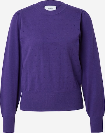 NÜMPH Sweater 'NUEDNA' in Purple: front