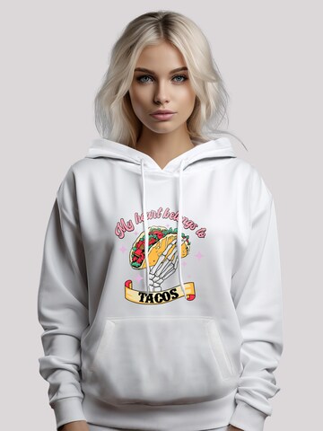 F4NT4STIC Sweatshirt in Wit: voorkant