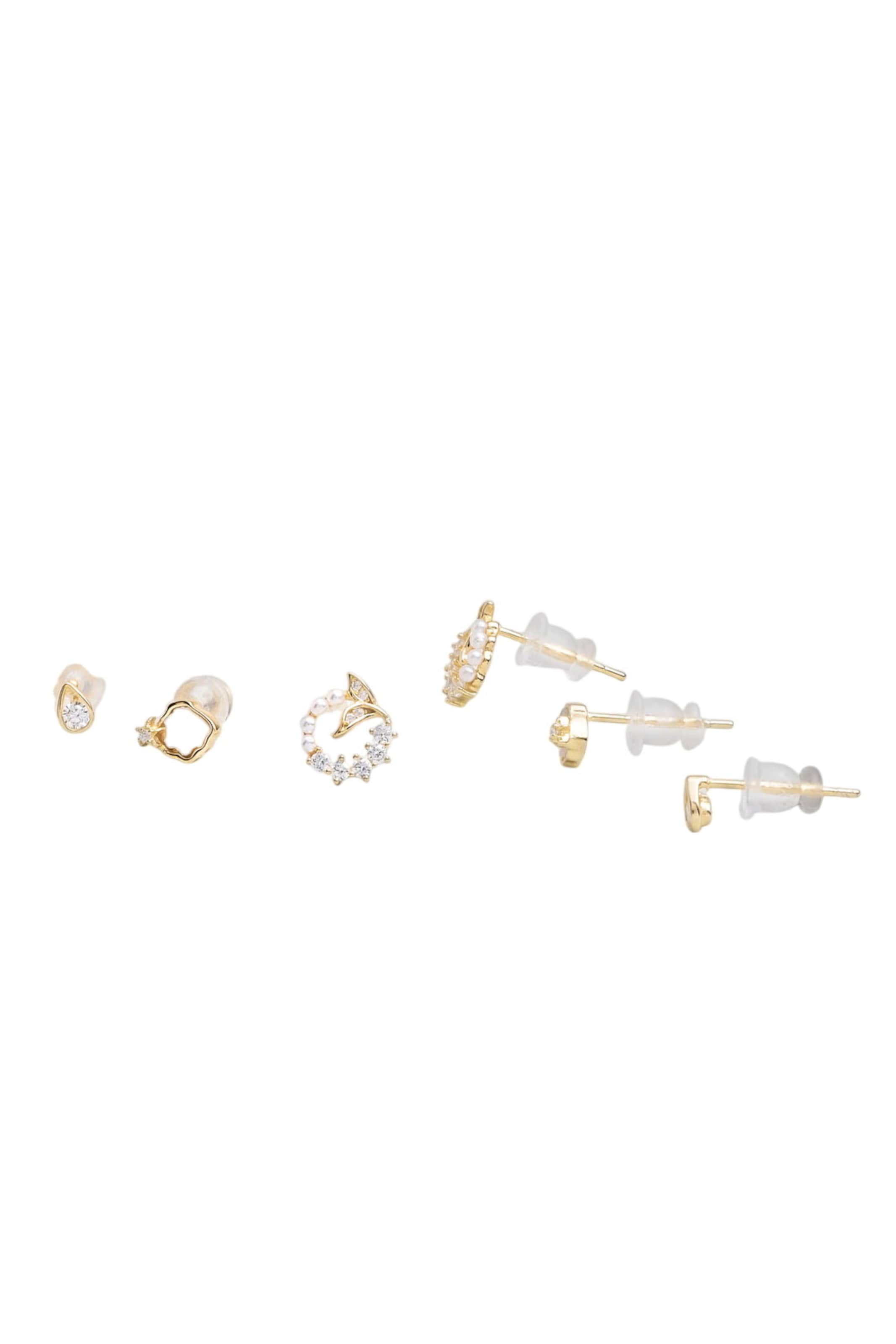 Boucles d'oreilles So Chic en or : devant