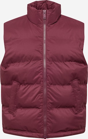 Gilet 'Kip' di WEEKDAY in rosso: frontale