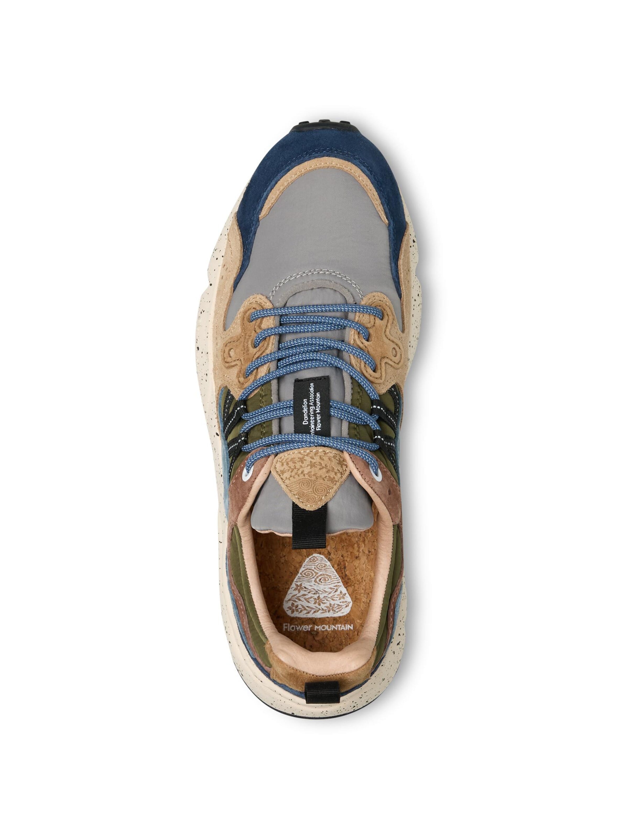 Baskets basses 'YAMANO 3 MAN' Flower Mountain en marron