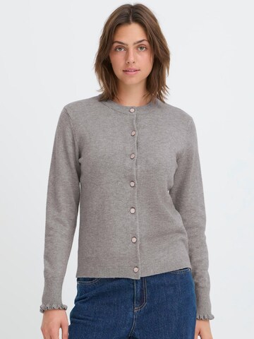 Oxmo - Casaco de malha ' OXBMMNERA CARDIGAN ' em cinzento