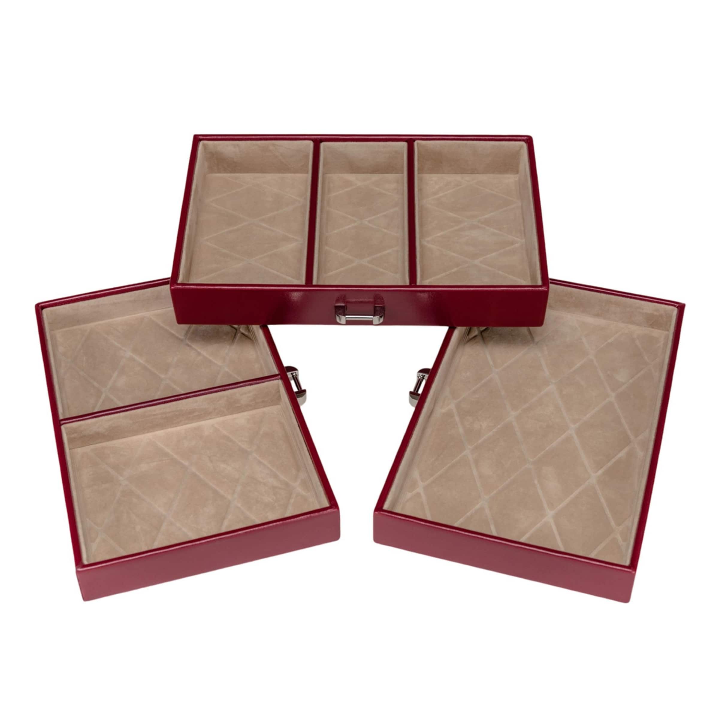 WINDROSE Jewelry storage 'Merino' in Red