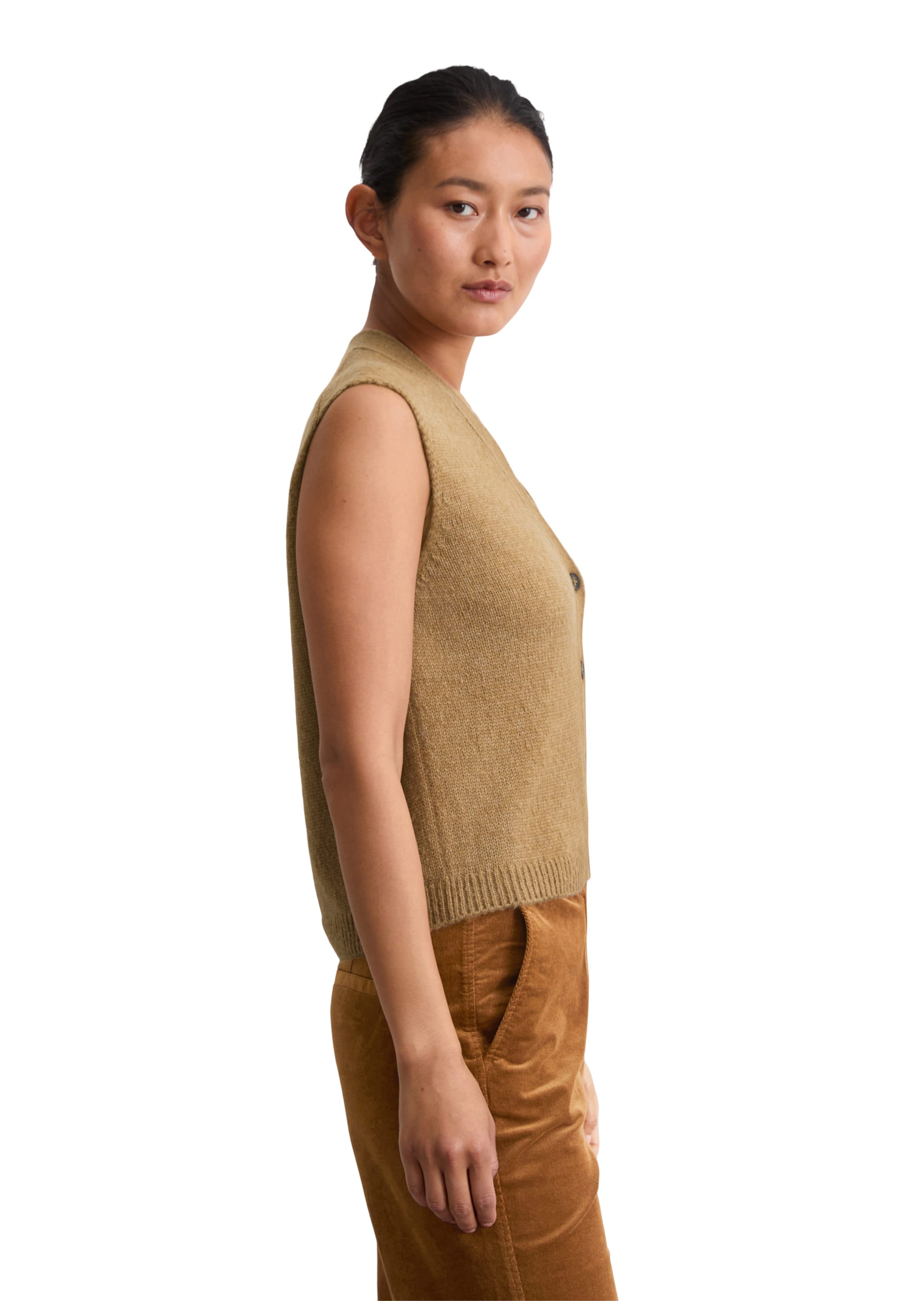 Marc O'Polo Strickweste in Braun