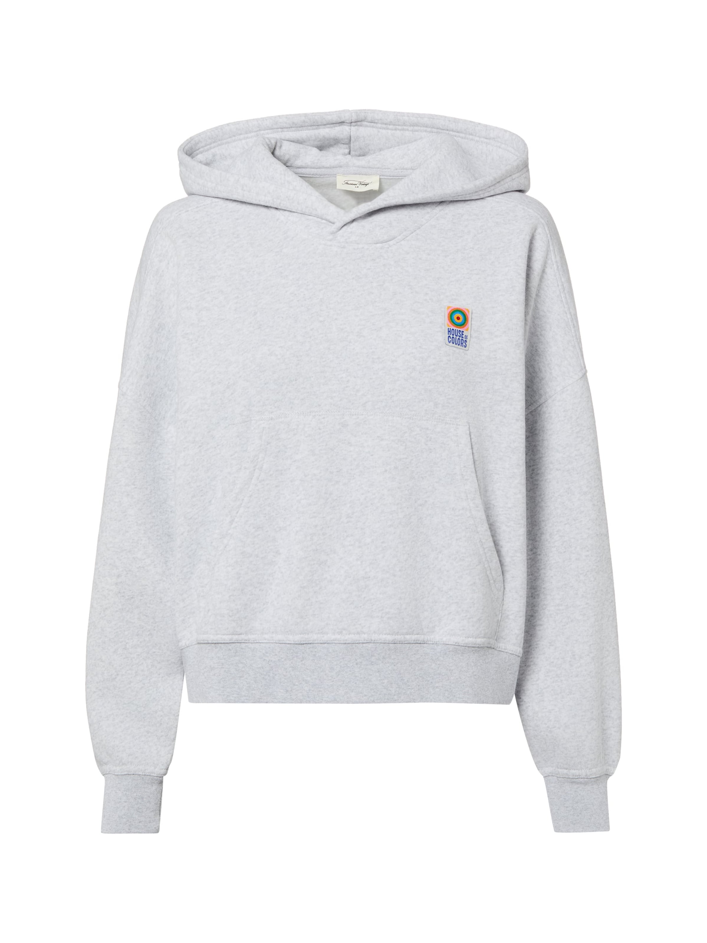 AMERICAN VINTAGE Sweatshirt 'Baptown' in Grau: Vorderseite