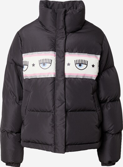 Chiara Ferragni Winter jacket in Light blue / Pink / Black / White, Item view