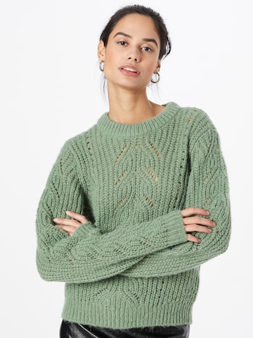 PIECES Sweater 'KASSANDRA' in Green: front