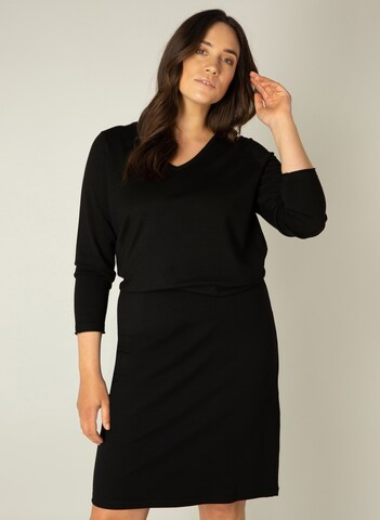 BASE LEVEL CURVY Skirt 'Amily' in Black: front