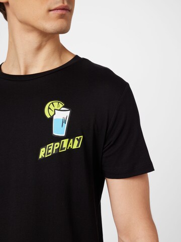 REPLAY T-Shirt in Schwarz