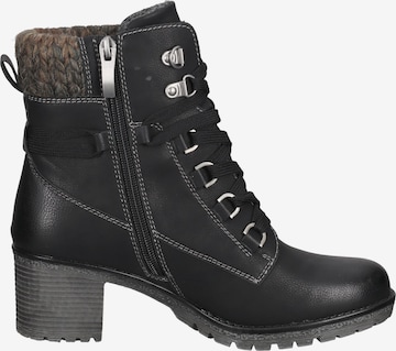 Bama Lace-Up Ankle Boots in Black