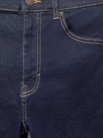 Skinny Jeans de la Pull&Bear pe albastru