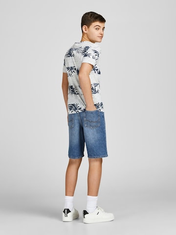 Jack & Jones Junior تقليدي جينز 'Chris' بلون أزرق