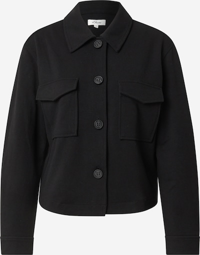 s.Oliver Übergangsjacke in schwarz, Produktansicht